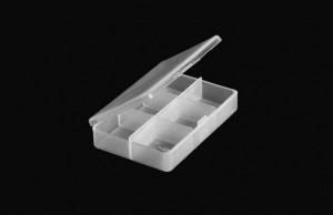 Caja Plastica C101 CH X 6 DIVISIONES (9X6X2)